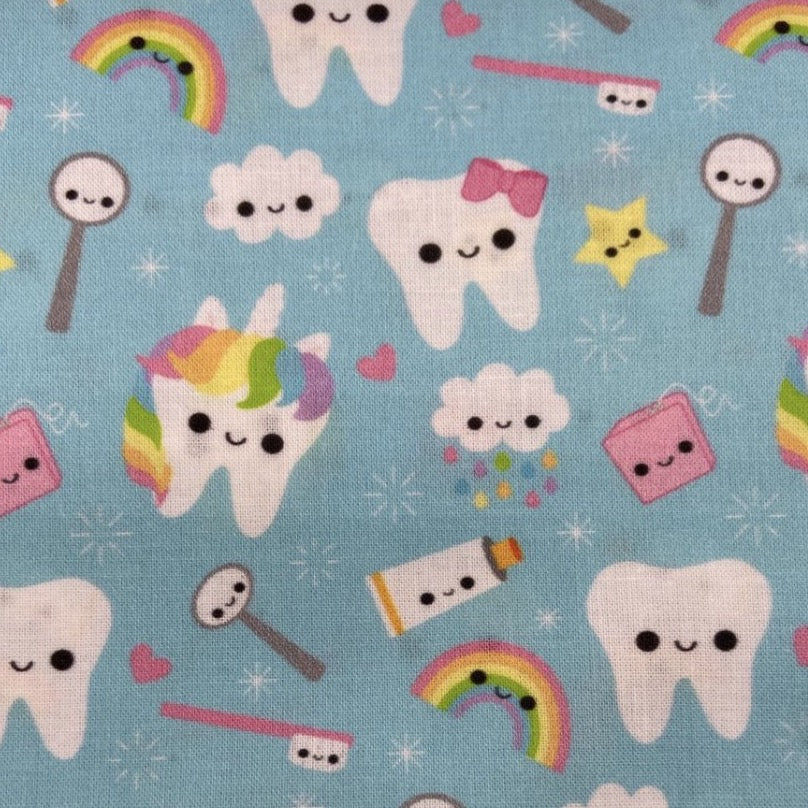 Light blue children’s fabric