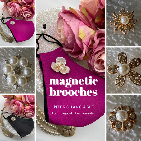 Versatile Upscale Magnetic Brooches