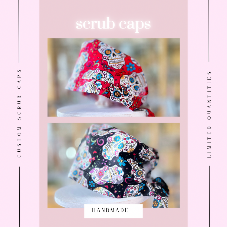 Handmade Couture Scrub Caps