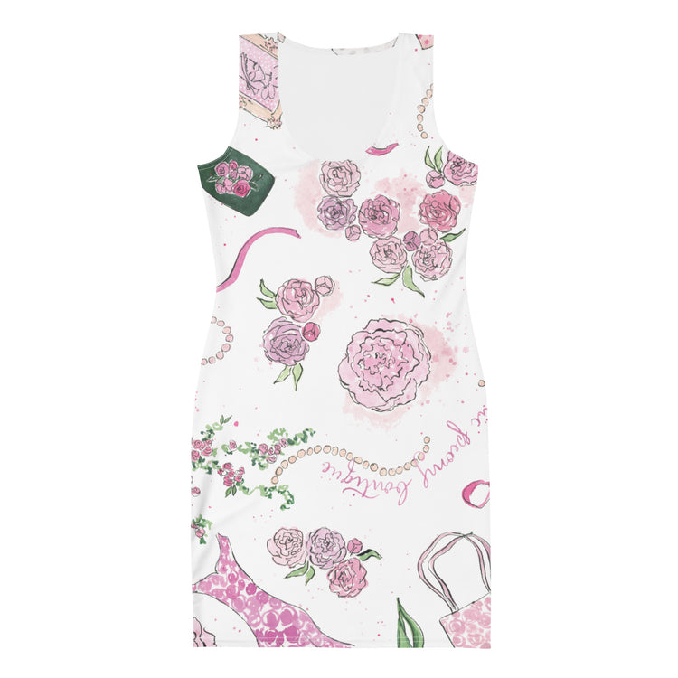 Chic Peony French Inspired Dress
