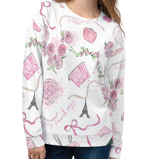 Chic Peony Unisex Sweatshirt