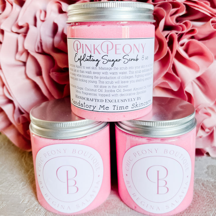 Chic Peony Exclusive Sugar Scrub