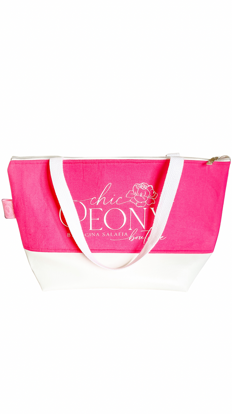 The Chic Peony Tote Bag
