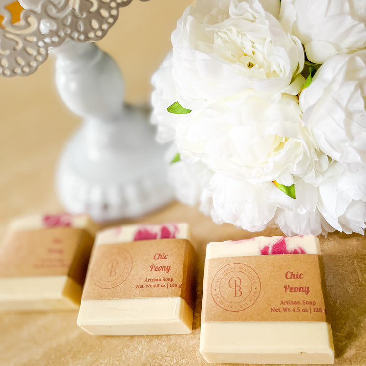 Chic Peony Scented Artisan Soap