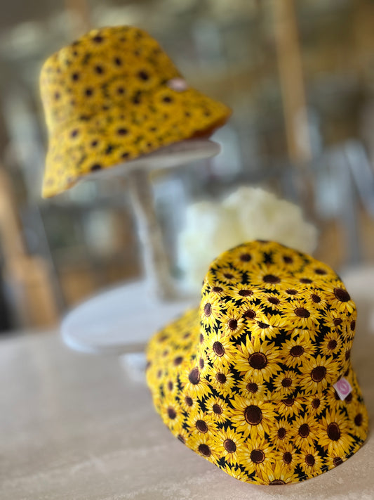 Sunflower Floral Bucket Hat