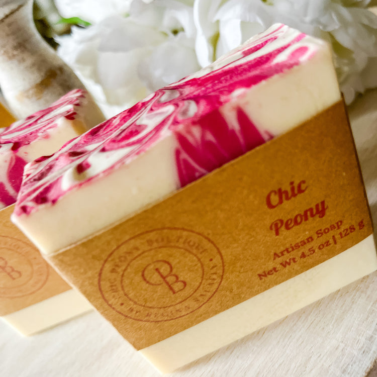 Chic Peony Scented Artisan Soap