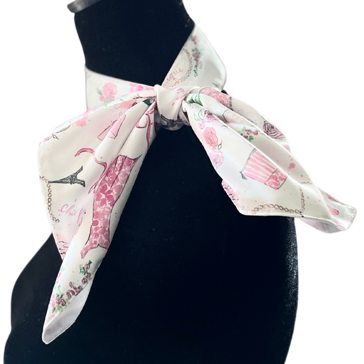 Versatile Chic French Satin Scarf