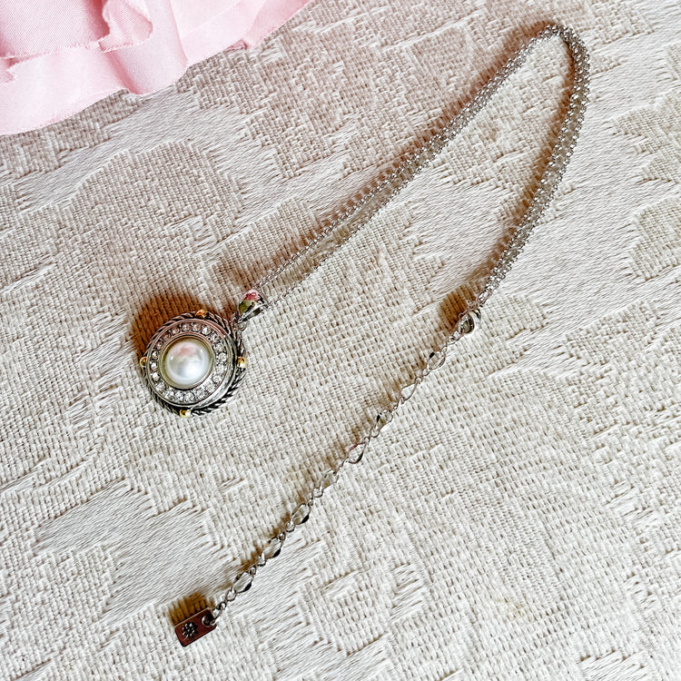 Ginger Snap Mixed Metal Necklace