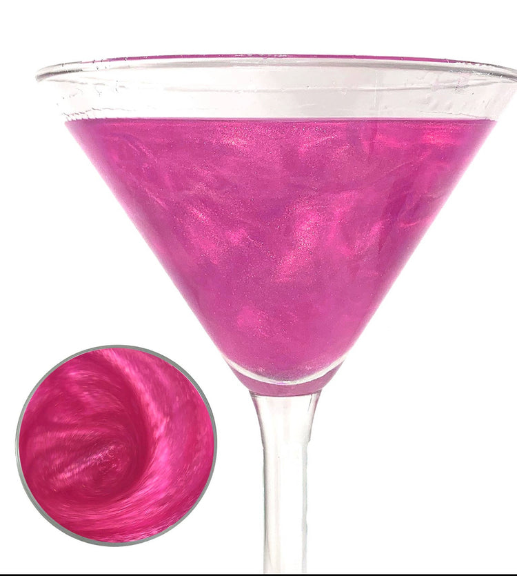 pink cocktail glitter