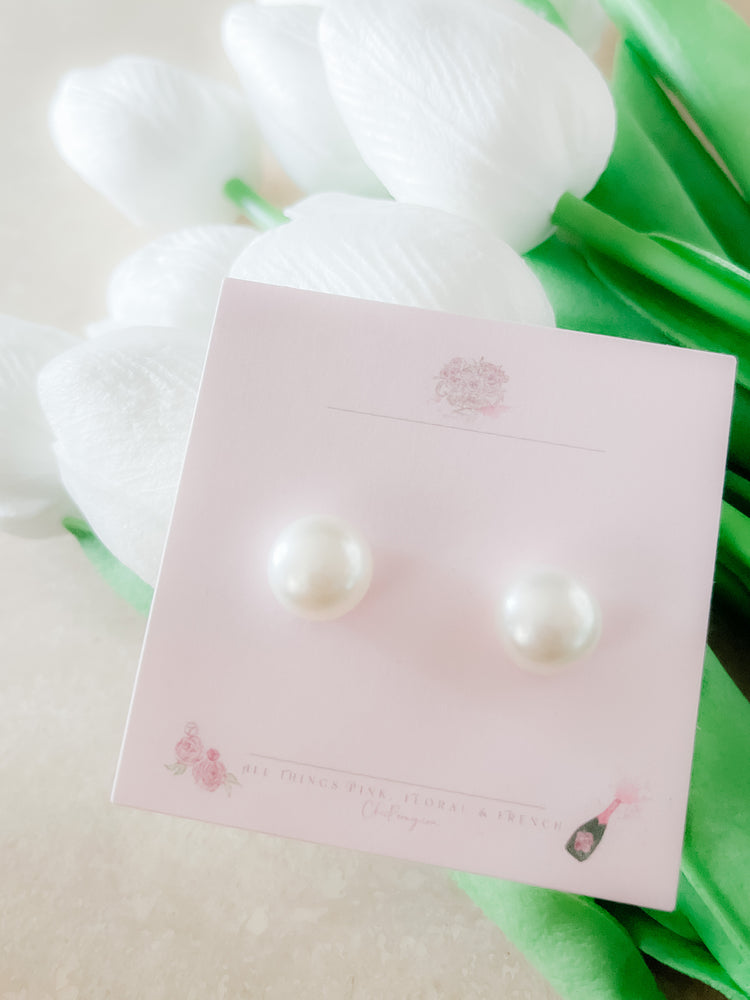 Handmade Pearl Earrings