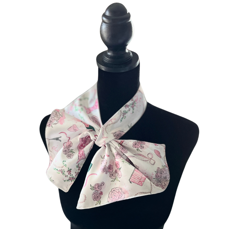 Versatile Chic French Satin Scarf