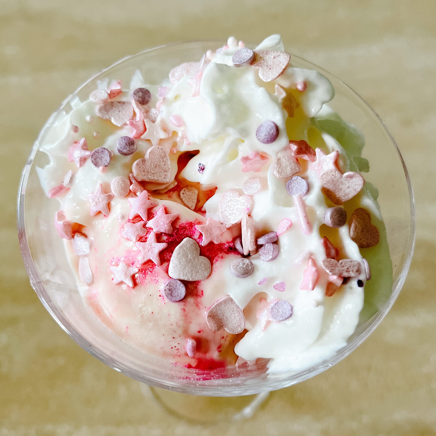 pink cocktail glitter