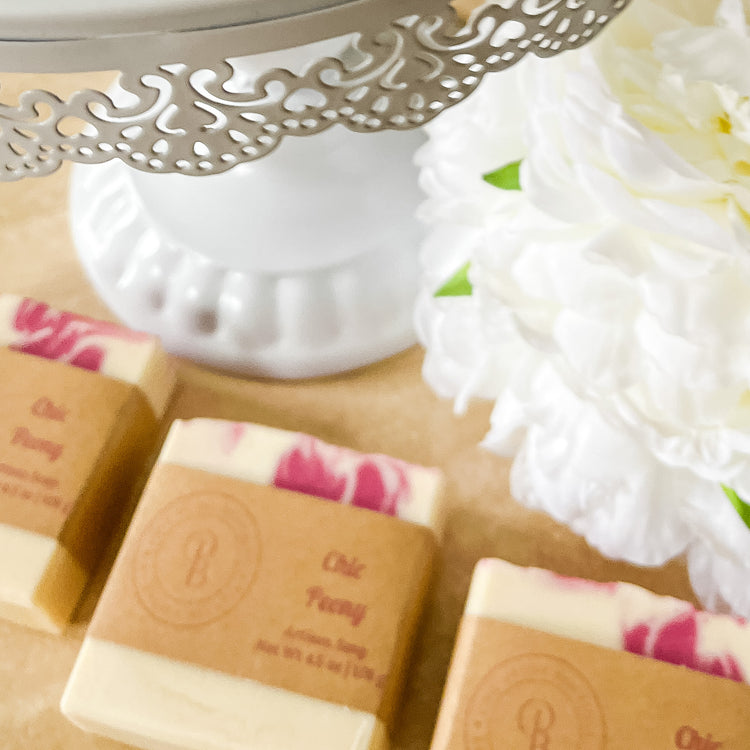 Chic Peony Scented Artisan Soap