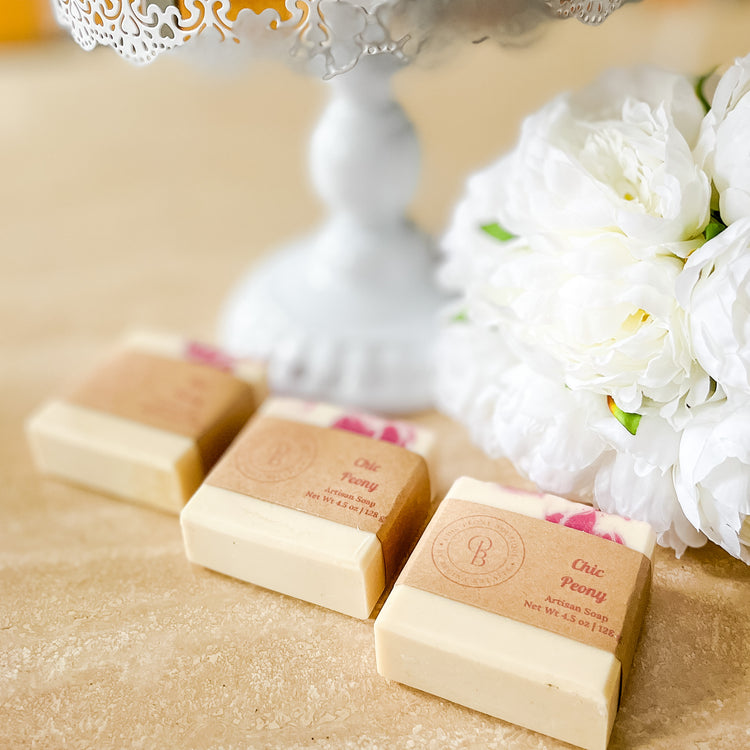 Chic Peony Scented Artisan Soap