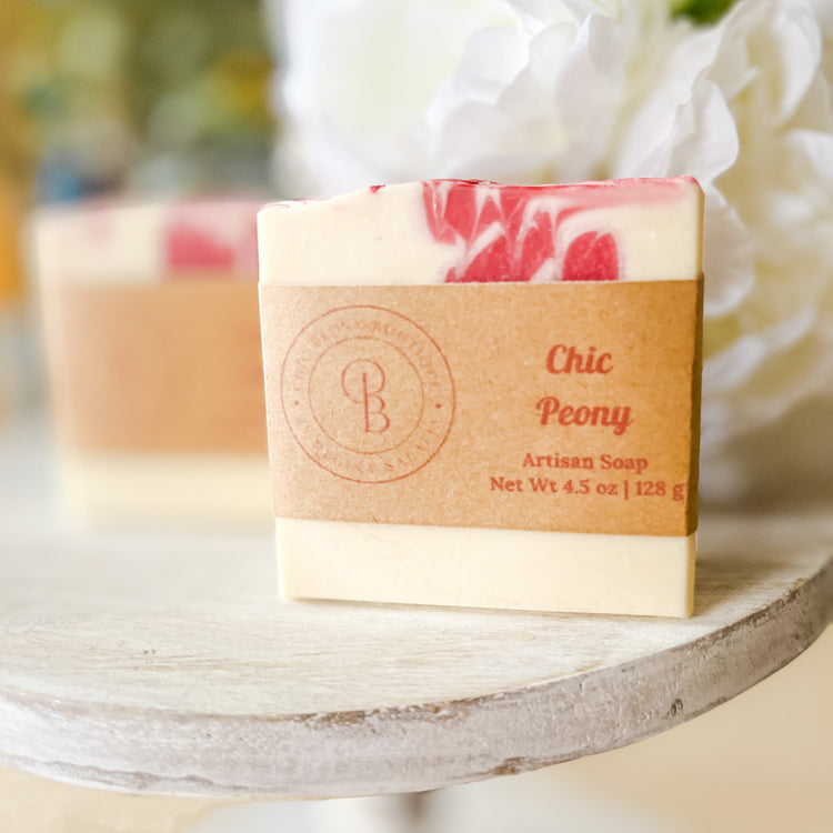 Chic Peony Scented Artisan Soap