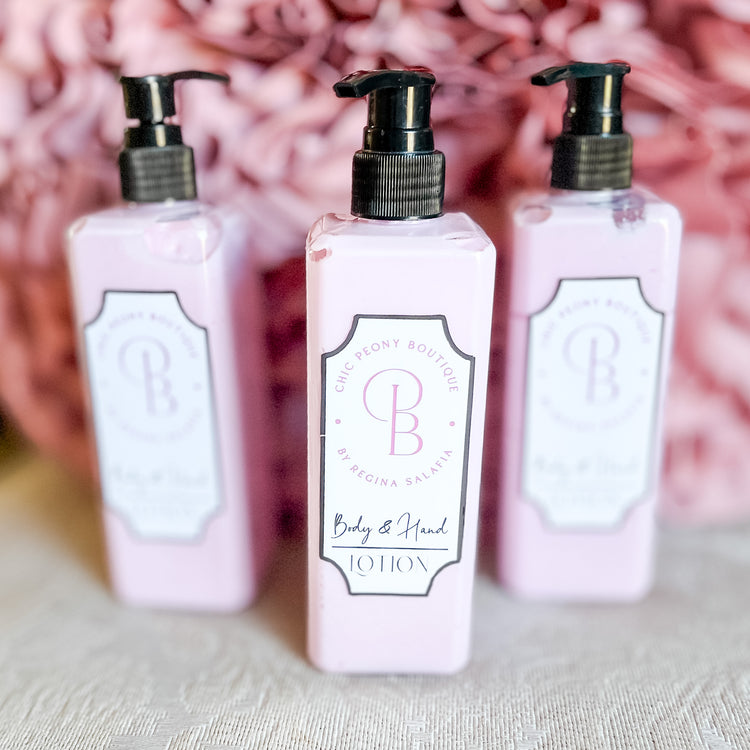 10oz Chic Peony Exclusive Hand & Body Lotion