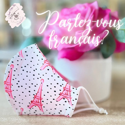 Pretty in Paris Handmade Mask