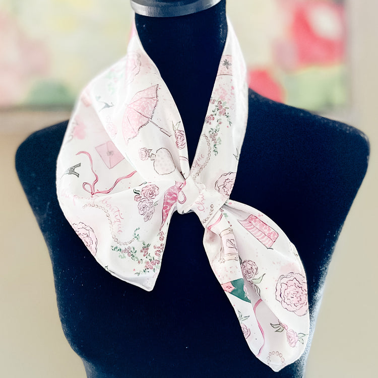 Versatile Chic French Satin Scarf