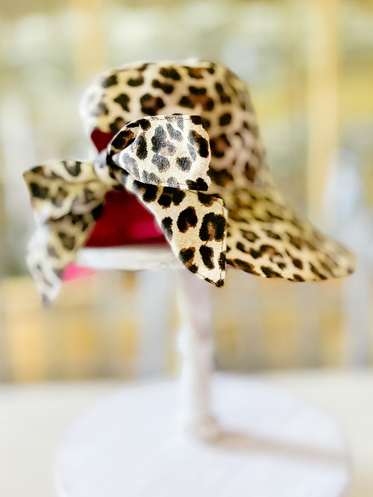 Chic Leopard Floppy Sun Hat